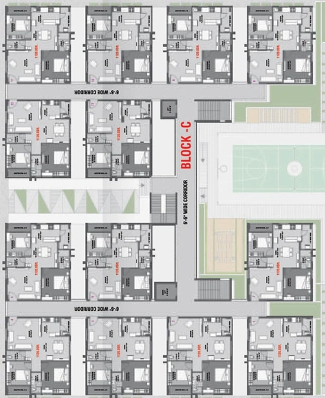 Floor Plan of Alpine GMR Springfield in Alwal, Hyderabad - Image 62911