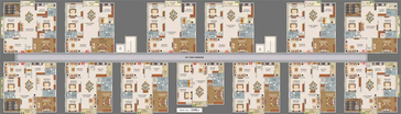 Floor Plan of Mahaveer Palm Grove in Begumpet, Hyderabad - Image 63086