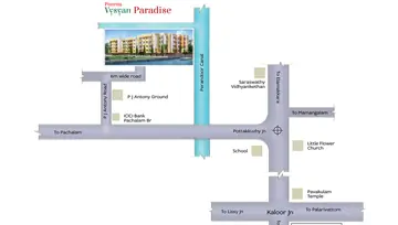 Location of Poorna Vysyan Paradise - Image 62995