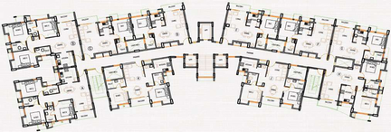 Floor Plan of SFS Airport Royale in Nedumbassery, Kochi - Image 62987