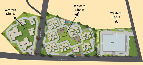 Master Plan of Western Springs in Puppalaguda, Hyderabad - Image 63143