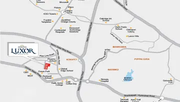 Location of Jaswitha Luxor - Image 63421