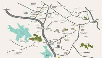 Location of Shangrila Abbham - Image 63954