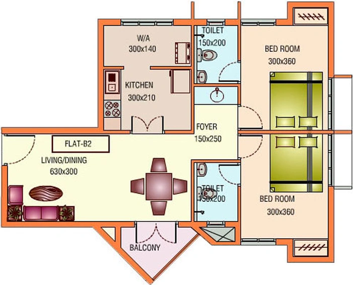 2 BHK Flat in Infra Aspire in Kakkanad, Kochi - Image 552802
