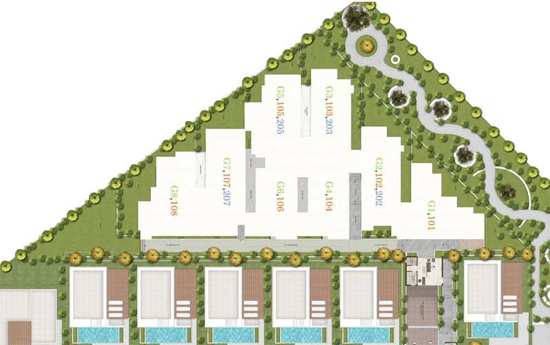 Master Plan of SMR Vinay CEO Enclave in Bandlaguda Jagir, Hyderabad - Image 64814