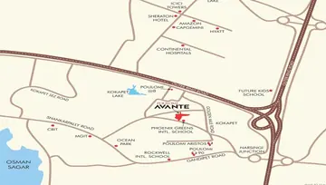Location of Poulomi Avante - Image 64916