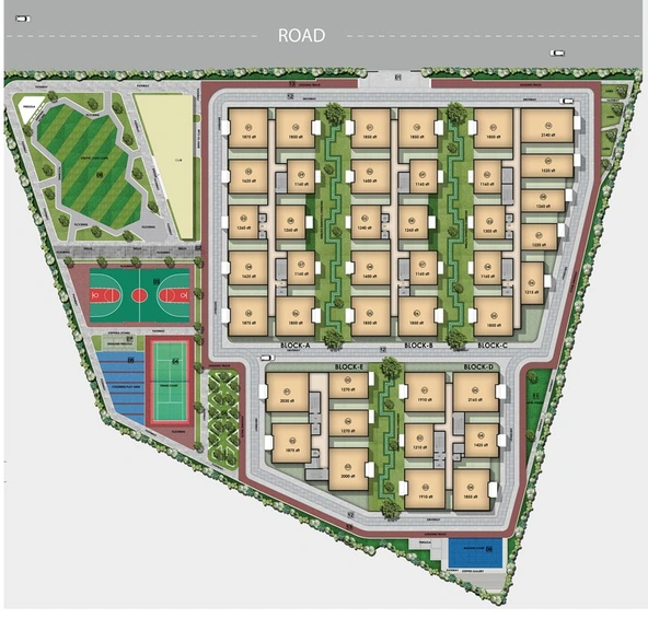 Master Plan of Primark Eco Nest in Kompally, Hyderabad - Image 64904