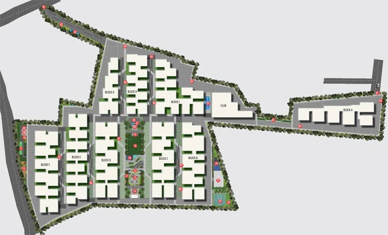 Master Plan of Greenspaces Celestial in Kokapet, Hyderabad - Image 64833