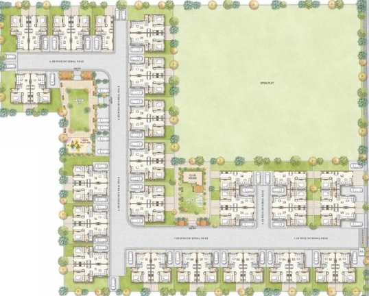 Master Plan of Shreeji Siddheshwari Villa in Pethapur, Gandhinagar - Image 64894