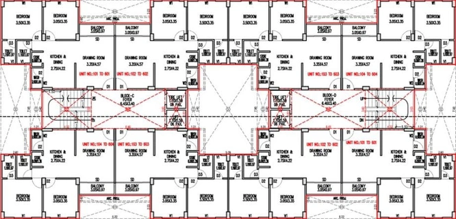 Floor Plan of Akshar Tirth in Pethapur, Gandhinagar - Image 65286