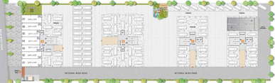 Master Plan of Saamarth Heaven 5 in Koba, Gandhinagar - Image 65225