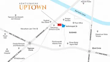 Location of Bhoomi Ashtvinayak Uptown - Image 65837