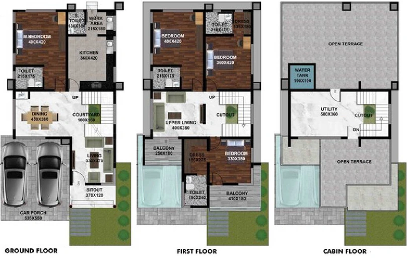 4 BHK House/Villa in Arden Ivory Terrace in Mulanthuruthy, Kochi - Image 553680