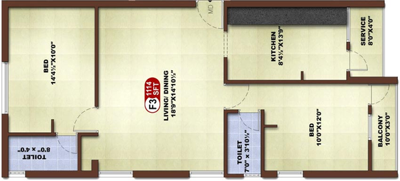 2 BHK Flat in ATH Krish in Pammal, Chennai - Image 553844