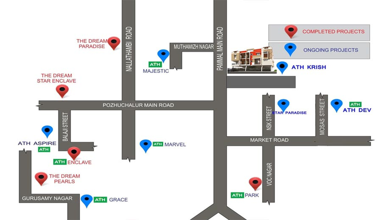Location of ATH Krish in Pammal, Chennai - Image 65447