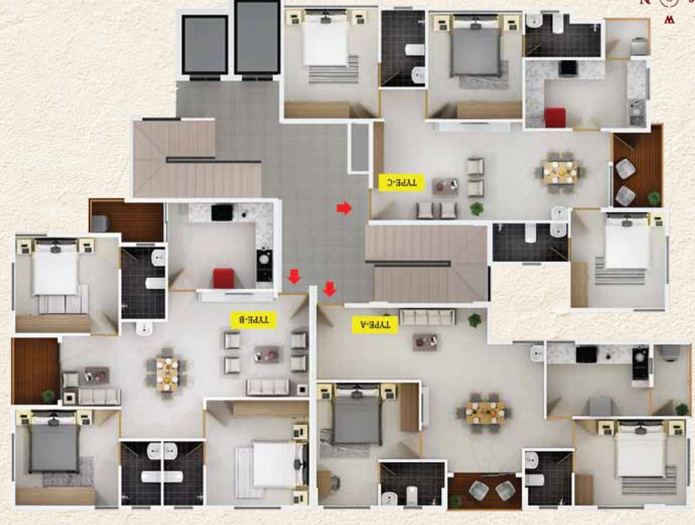 Floor Plan of Varma Padipura in Thrippunithura, Kochi - Image 65637