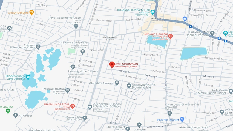 Location of ATH Mountain And Fountain in Pammal, Chennai - Image 65762