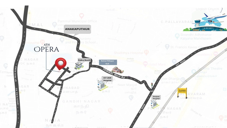 Location of ATH Opera in Pammal, Chennai - Image 65909
