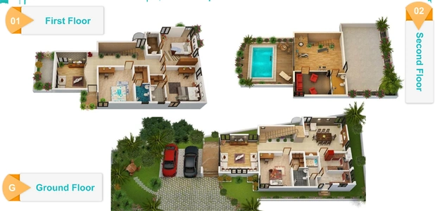 4 BHK House/Villa in Ace Prayag Villas in Cheranalloor, Kochi - Image 562330