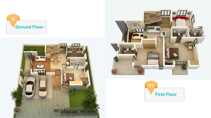 3 BHK House/Villa in Ace Prayag Villas in Cheranalloor, Kochi - Image 562329
