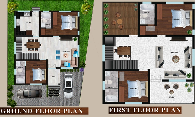 4 BHK House/Villa in Bava Sherin Valley in Edappally, Kochi - Image 562335