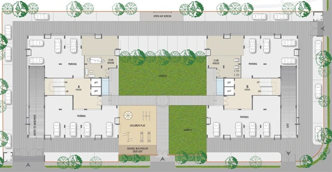 Master Plan of Surya Suyash Harmonica in Kudasan, Gandhinagar - Image 67780
