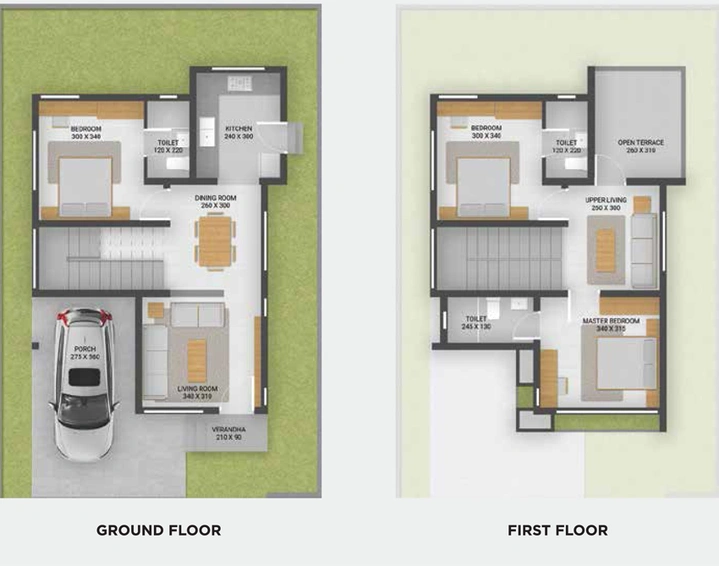 3 BHK House/Villa in Level 100 Eco One in Kakkanad, Kochi - Image 725048