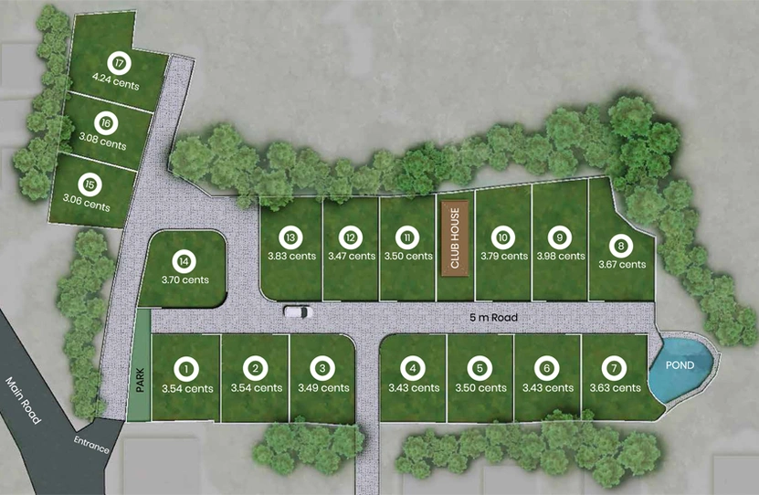 Master Plan of Level 100 Eco One in Kakkanad, Kochi - Image 108984
