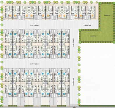 Master Plan of Balmukund Mukund Villa in Kalol, Gandhinagar - Image 67737