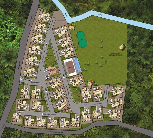 Master Plan of Synthite Lavender Bay in Kolenchery, Kochi - Image 65954