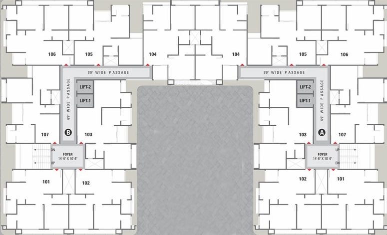 Floor Plan of Sai Suvas Avenue in Kalol, Gandhinagar - Image 67747