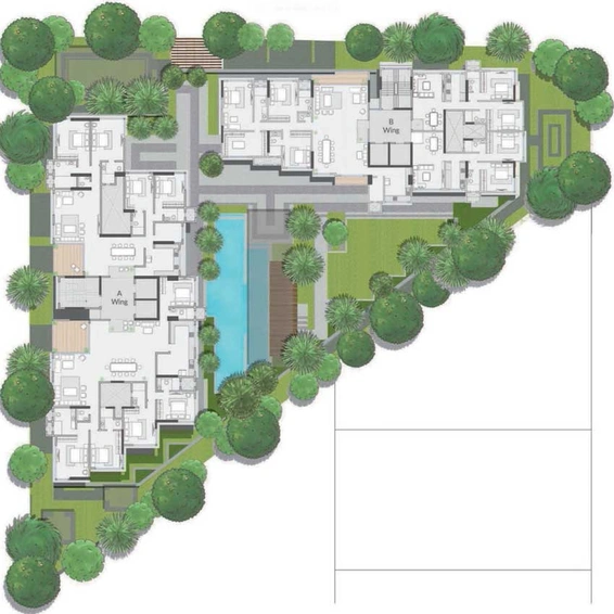 Master Plan of S Raheja New Light in Khar West, Mumbai - Image 22411