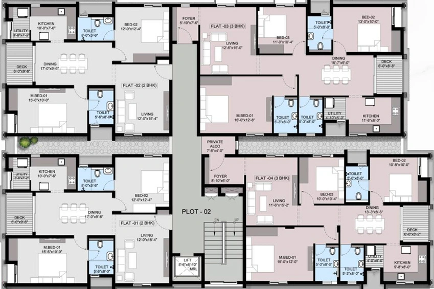 Floor Plan of VGN Marble Arch in Tambaram, Chennai - Image 65963