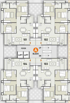 Floor Plan of Shiv Shakti Uma Greens in Randesan, Gandhinagar - Image 67819