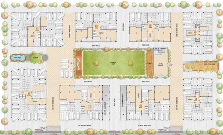 Master Plan of Shiv Shakti Uma Greens in Randesan, Gandhinagar - Image 67820