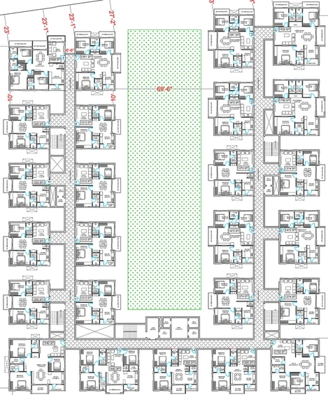 Floor Plan of Anuhar Gautami Heights in Miyapur, Hyderabad - Image 66195