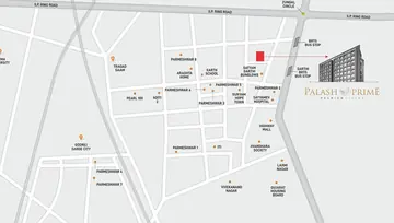 Location of Nitya Palash Prime - Image 68180