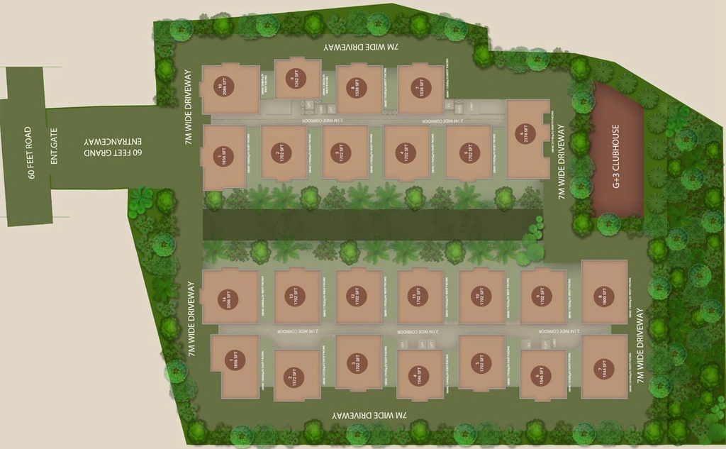 Master Plan of Manbhum A Grove By The Lake in Kukatpally, Hyderabad - Image 66247