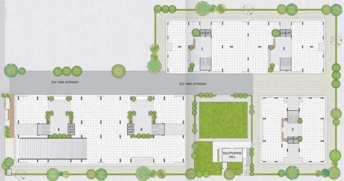 Master Plan of Devgram Residency in Nana Chiloda, Ahmedabad - Image 68327
