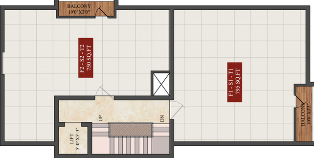 Floor Plan of AK Aquamarine in Pammal, Chennai - Image 66080