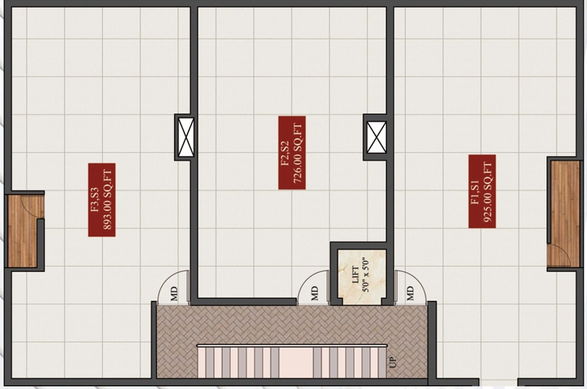 Floor Plan of AK Garnet in Pozhichalur, Chennai - Image 66570