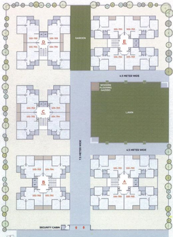 Master Plan of Shree Bansari Height 2 in Nana Chiloda, Ahmedabad - Image 68356