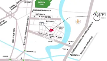 Location of Radhe Vrundavan Hills - Image 67807