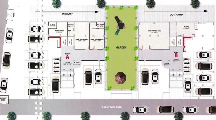 Master Plan of Radhe Vrundavan Hills in Raysan, Gandhinagar - Image 67809