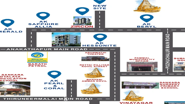 Location of AK Zircon in Pammal, Chennai - Image 66086