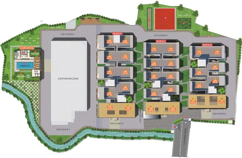 Master Plan of Satya Sree Nivriti in Miyapur, Hyderabad - Image 66478