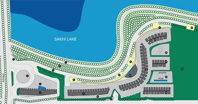 Floor Plan of Incor Lake City in Patancheru, Hyderabad - Image 66510