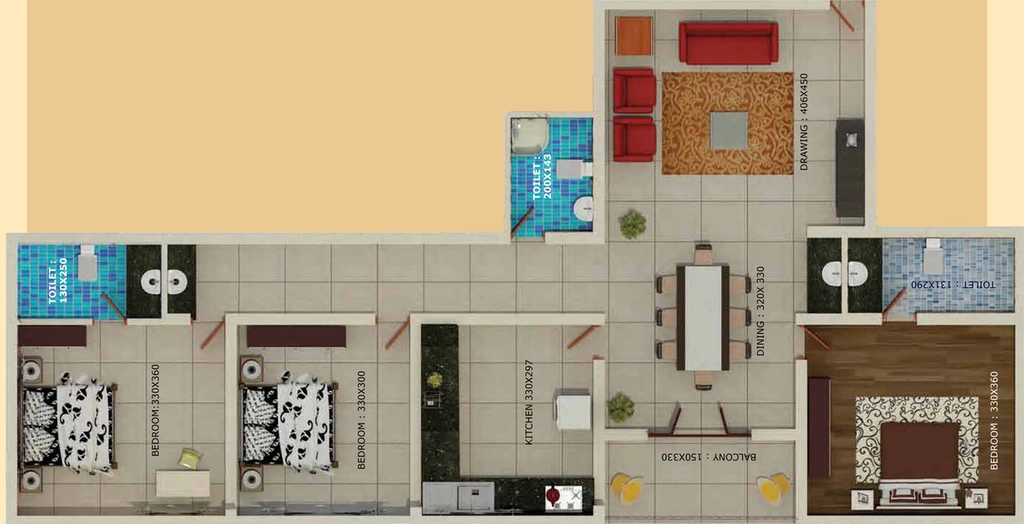 3 BHK Flat in Miracle One in Thrippunithura, Kochi - Image 562874
