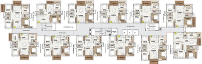 Floor Plan of Oorjita Vedant in Narsingi, Hyderabad - Image 66116