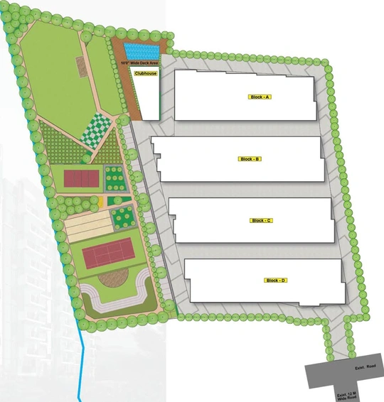Master Plan of Oorjita Vedant in Narsingi, Hyderabad - Image 66117